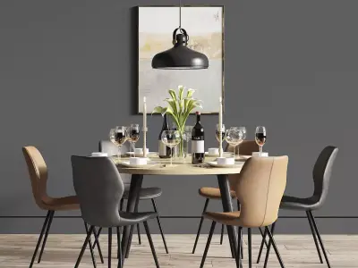 Dinning Set 27 3D model