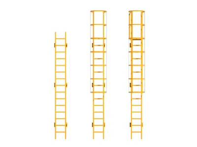 safety ladder 3D model