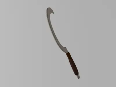 Sickle Low-poly 3D model