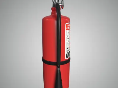 fire extinguisher Low-poly 3D model 25