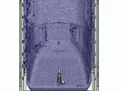 Type A lifeboat with stand 3D print model