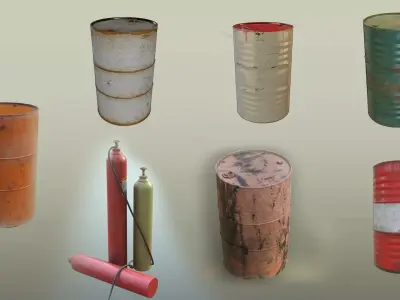 Industrial Collection 3D Model Pack