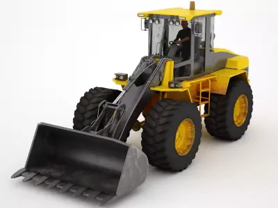 Loader with Operator 3D model