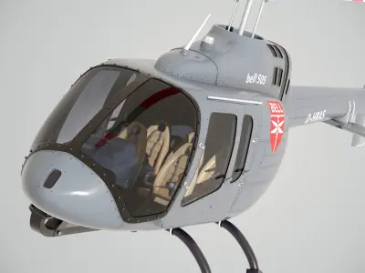 Bell 505 Jet Ranger X 3D model