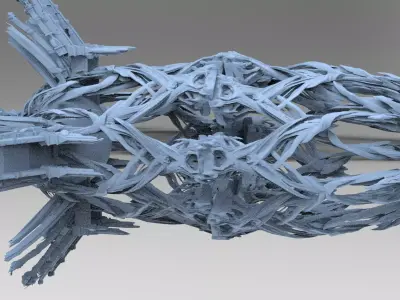 Imperial City Weaved tower 3 3D model