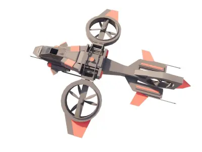 Spaceship-spacecraft-21 3D model