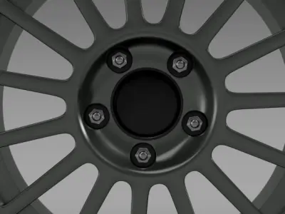 VW Polo R WRC rim 3D model