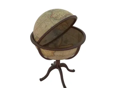 Vintage globe bar 3D model