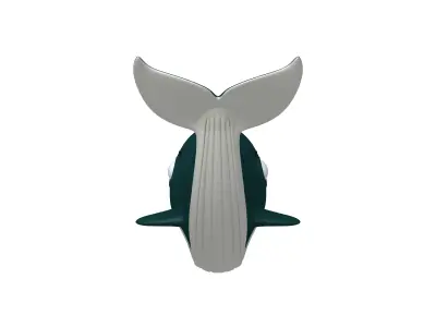 Whale Cartoon 3D model buy