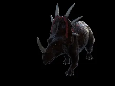 Dinosaur Triceratops 3D model purchase