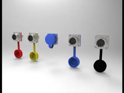 Electric Connector 3D model