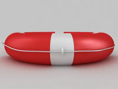 Lifebuoy life preserver 3D model buy