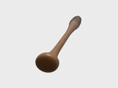Baseball Bat Weapon 07 Flat Color - Lucille - Character Weaponry 3D model