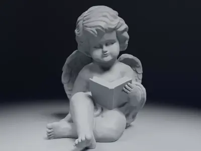 Baby anglel cherubic figurine  3D print model