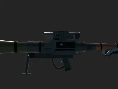 Launcher Gun 3D model