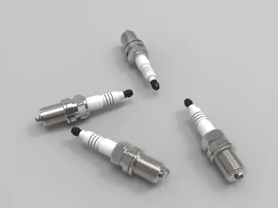Spark Plug 3D model buy