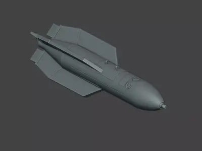 RUSSIAN PBK-500U DREL GLIDE BOMB 3D print model