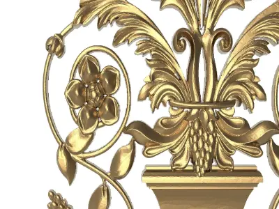  decorative pattern ready for 3D printing 3D model
