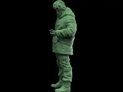 UKRAINIAN Tank Crew 3D print model
