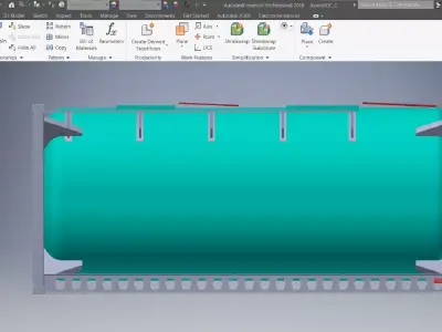 Industrial chemical tank 3d model 3D model