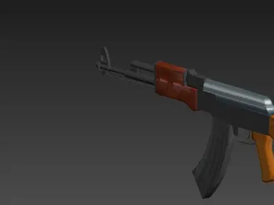 ak 47 3D model 8