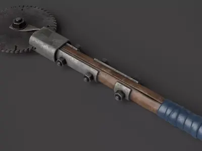 Modifiable Strike Weapon 22 Low-poly 3D model