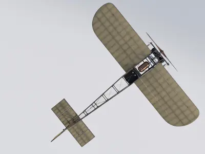  Bleriot XI Mono Airplane 