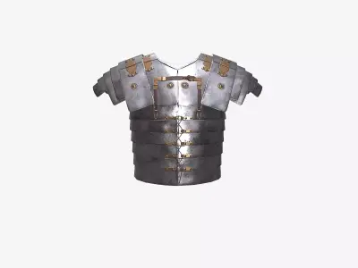 Ancient Armor LoricaSegmentata 3D Model Game Ready PBR Low Poly Low-poly 3D model