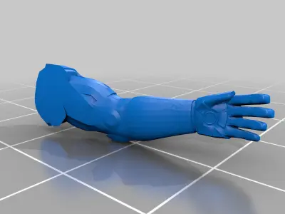Full ironman suit for print in your 3d printer Low-poly 3D model