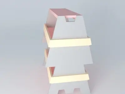 Saw Horses Free 3D model buy