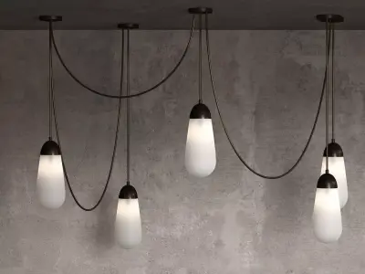 Lariat 5 Pendant Lamp 3D model