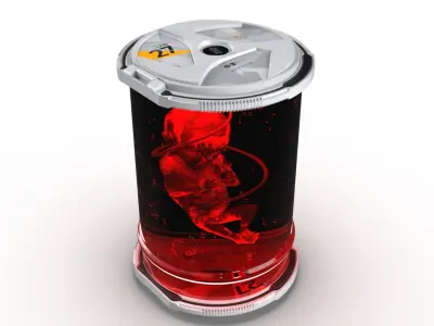 Experimental Fetal Entity Capsule Red 3D model