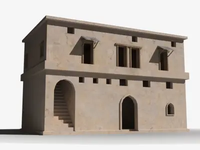 Arab x43 Low-poly 3D model