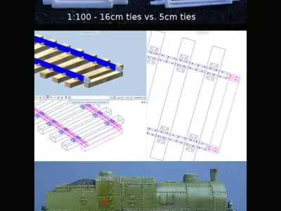 Printable Railway Tracks  -  Free 3D print model