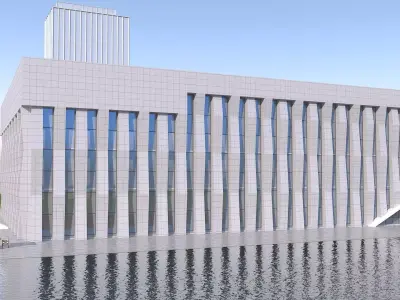 Building 08 3D model purchase