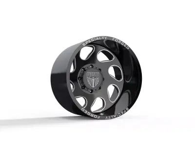 REAR SPECIALITY FORGED D007 WHEEL 3D MODEL 3D model