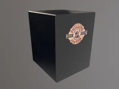 Old Safe Low-poly 3D model
