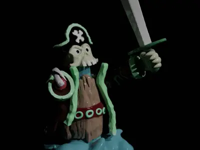 PIRATE SKULL  3D print model