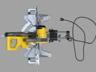 Miter saw alumininum cutter 3d model   3D model