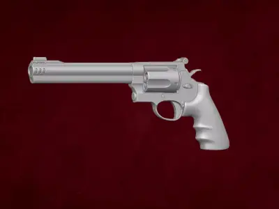 SW 500 Magnum STL Files for Action Figures 3D print model