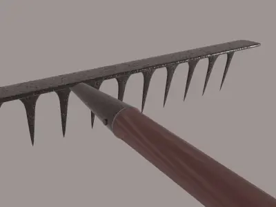 Rake model 3D model