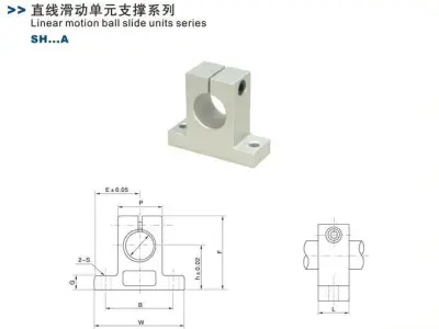Linear Rail Shaft Collection 3D model