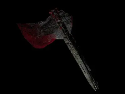 Axe for Battle Low-poly 3D model