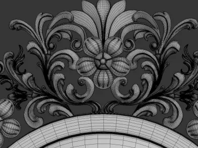 Antique Chair 3D model