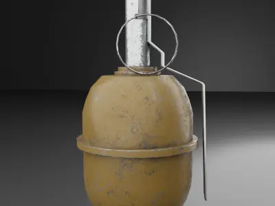 Grenade RGD-5  Free low-poly 3D model