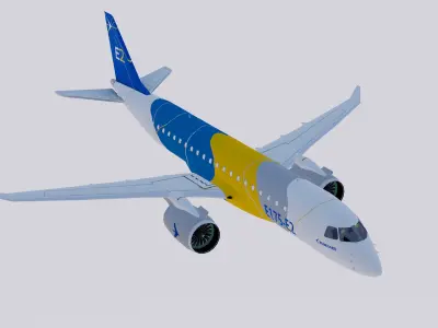 Embraer E175 E-2 Color House 3D model