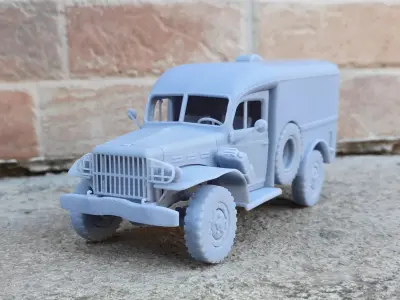 Dodge WC54 - scale model kit 3D print model