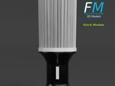 Barber neck duster 3D model