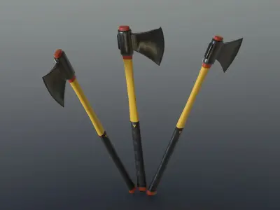 Axe - Modern Low-poly 3D model