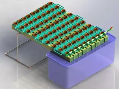 Aeroponic Growing System Free 3D model